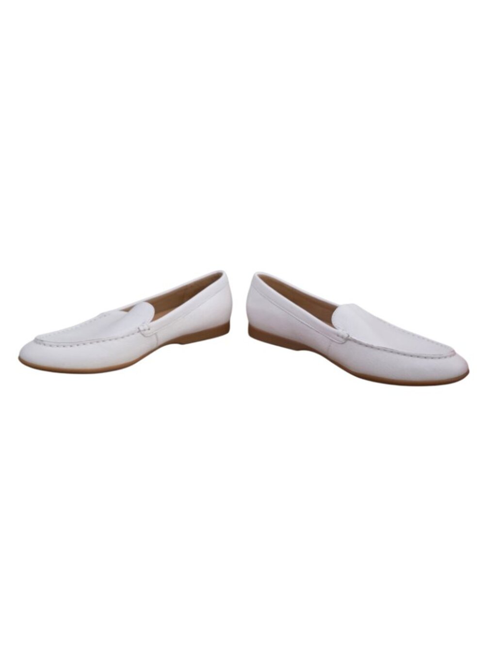 Dansko Lorri Tumbled Leather Loafers White 39 9 New - Picture 3 of 6